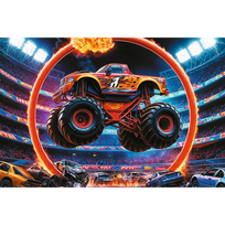 monster x - Trefl Monster Truck 17404, 60 det. - 2 nuotrauka