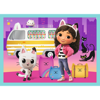 gabbys dollhouse - Trefl Gabby's Dollhouse Great Adventure 34670, 4in1, 207 det. - 3 nuotrauka