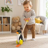 zaislai pingvinas - Viga Push Toy Penguin 50962 - 8 nuotrauka