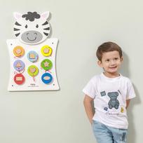 montessori zaislai - Lavinimo žaislas VIGA Wall Game Match Shapes - 5 nuotrauka