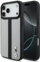BMW M Perforated Stripe Logo MagSafe Dėklas skirtas Apple iPhone 17 Pro Max Pilkas (Gray)