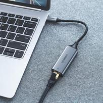 ethernet rj45 usb c - Ugreen CR199 USB-C to RJ45 Grey - 10 nuotrauka