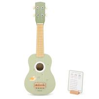vaikiskos gitaros - Viga Medinė ukulelė vaikams Žalia (Green) su natomis - 3 nuotrauka