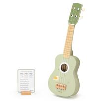 vaikiskos gitaros - Viga Medinė ukulelė vaikams Žalia (Green) su natomis - 4 nuotrauka