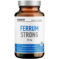 ICONFIT FERRUM STRONG, 90 kapsulių