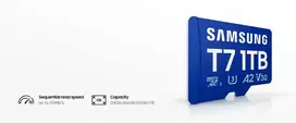a2 kortele - Samsung T7 microSDXC 128GB - 7 nuotrauka