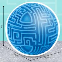 galvosukis kamuolys - Woopie 3D dėlionė Amaze Ball, mėlyna (Blue) - 3 nuotrauka