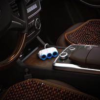 automobilinis sakotuvas - Hoco C1 su 2 USB jungtimi ir trimis 3.1A jungtimis - 2 nuotrauka