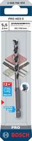universal bosch - Betono grąžtas Bosch Pro 5 2608706974, betonui/akmeniui, sraigtinis, hex, 5.5 mm x 10 cm - 4 nuotrauka