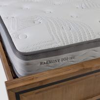sandra brown - Home4you Sandra Bed w/ Mattress Harmony Duo 160x200cm Light Brown - 3 nuotrauka