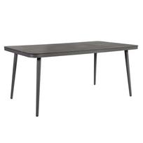 lauko baldai 7 vietos - Lauko baldų komplektas Home4you Ecco 7 Piece Set, pilkas, 6 vietų - 5 nuotrauka