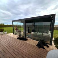lauko uzuolaidos - Pavėsinė Home4you Mirador, 300 cm x 250 cm - 2 nuotrauka