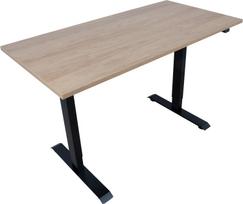 stalas 140 70 - Kompiuterio staliukas reguliuojamo aukščio Home4you Ergo With 1 Motor K186865, šviesiai ruda - 3 nuotrauka