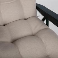 lauko gultai - Lauko kėdė Home4you Baden-Baden, smėlio (Beige) - 4 nuotrauka