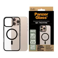 iphone 16 pro glass - PanzerGlass "HardCase MagSafe Case iPhone 16 Pro Max" Black - 4 nuotrauka