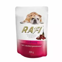 maistas sunims rafi - Šlapias šunų maistas Dolina Noteci Rafi Beef, 0.3 kg - 2 nuotrauka
