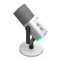 fifine mikrofonai - FIFINE AmpliGame AM8W USB/XLR Mikrofonas White (Balta) - 2 nuotrauka