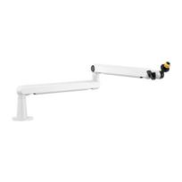 fifine mikrofonai - FIFINE BM88W Baltas (White) mikrofono laikiklis - 3 nuotrauka