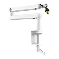fifine mikrofonai - FIFINE BM88W Baltas (White) mikrofono laikiklis - 4 nuotrauka