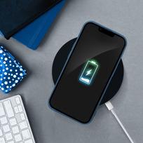 15 pro silicone case - Apple iPhone 15 Pro Silicone Case - Mėlynas (Blue) - 4 nuotrauka