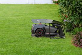 garazas - MOVA Garage for robotic lawnmower 600 / 1000 Juodas (Black) - 2 nuotrauka