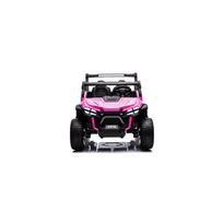 dvivietis elektromobilis - Lean Cars dvivietis vaikiškas elektromobilis S618 4x4, rožinis (Pink) - 2 nuotrauka