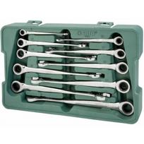 terkslinis raktas rinkinys - Sata Terkšlinių veržliarakčių rinkinys S08016, 10 vnt. (8-19 mm) - 3 nuotrauka