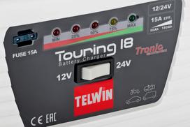 akumuliatoriu ikroviklis 24 v - TOURING 18 (12/24V), Telwin - 2 nuotrauka