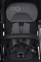 vezimeliai dvynukams - Sportinis vežimėlis Euro-Cart Echo, Juodas (Black) - 3 nuotrauka