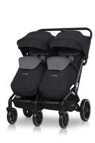 vezimeliai dvynukams - Sportinis vežimėlis Euro-Cart Echo, Juodas (Black) - 11 nuotrauka