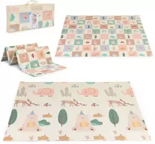 kilimelis 200 180 - Sulankstomas žaidimų kilimėlis Iplay Double Sided Foldable, 200 cm x 180 cm - 1 nuotrauka
