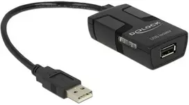 Delock USB izoliatoru keitiklis su 5 kV izoliacija / 62588 / Juodas (Black)