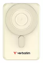 power bank wireless - Verbatim Charge'n'Go 2C, 5000mAh, belaidis, auksinis - 6 nuotrauka