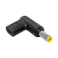 usb c 100w - Akyga plug for universal power supply AK-ND-C01 USB-C | 5.5 x 2.5 mm 19.5V - 2 nuotrauka