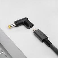 usb c 100w - Akyga plug for universal power supply AK-ND-C01 USB-C | 5.5 x 2.5 mm 19.5V - 3 nuotrauka