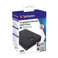 usb fingerprint - Verbatim Fingerprint Secure 2TB USB 3.1 Gen 1 USB-C 2,5 - 6 nuotrauka
