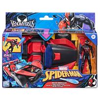 zmogus voras figurele - HASBRO Spider-Man greičio lenktynininkas su figūrėle Miles Morales, 10 cm - 5 nuotrauka