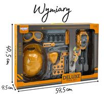 woop vaikiskas - Woopie mažojo meistro įrankių rinkinys su šalmu ir akiniais 21 vnt. - 2 nuotrauka