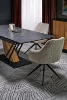 senukai valgomojo kedes - Fotelis Halmar Max 2 Walnut, 90x52x95 cm - 4 nuotrauka
