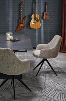 senukai valgomojo kedes - Fotelis Halmar Max 2 Walnut, 90x52x95 cm - 6 nuotrauka