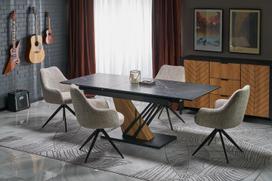 senukai valgomojo kedes - Fotelis Halmar Max 2 Walnut, 90x52x95 cm - 7 nuotrauka