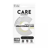 telefonas galaxy s25 ultra - PanzerGlass "Flagship Urban Combat Chardonnay QI Case Galaxy S25 Ultra" Clear - 3 nuotrauka