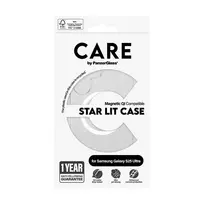 telefonas galaxy s25 ultra - PanzerGlass "Flagship Urban Combat StarLight White QI Case Galaxy S25 Ultra" Clear - 3 nuotrauka