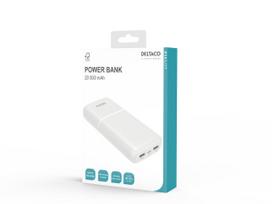 isorine baterija 20000mah - Deltaco PB-C1006, 20000mAh, balta (white) - 5 nuotrauka