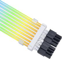 lian li strimer - Lian Li PW8-1W-CPU plokščiasis kabelis Juodas (Black) - 4 nuotrauka