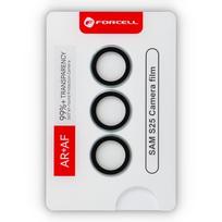 samsung telefonas - Forcell Premium Kameros Objektyvo Grūdintas Stiklas Samsung Galaxy S25 Mėtinė (Mint) - 2 nuotrauka