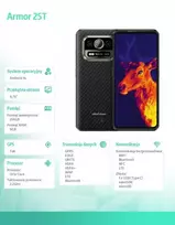 ulefone armor 25t - Ulefone Armor 25T 6GB/256GB Frost Black - 8 nuotrauka