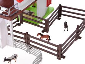 veterinaro rinkinys - Figūrėlių rinkinys, ferma Jokomisiada, 34 cm, 102 vnt., įvairių spalvų - 5 nuotrauka