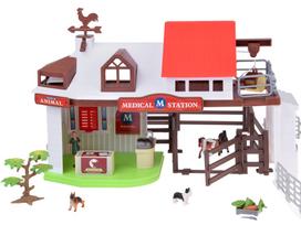 veterinaro rinkinys - Figūrėlių rinkinys, ferma Jokomisiada, 34 cm, 102 vnt., įvairių spalvų - 9 nuotrauka