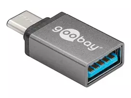 otg adapter - Adapteris USB-C na USB 3.0 Goobay pilka - 4 nuotrauka